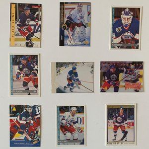 Winnipeg Jets Vintage NHL Hockey Cards - Lot of 9 w/ Housley, Tkachuk